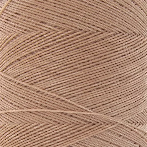 Bobina di filo cerato Linhasita per micro macramè 0,35 mm - Cannella (Palha) x448m