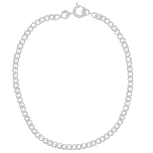 Bracciale a maglia Rombo striato 2,9 mm - Argento 925 x18cm