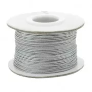 Filo nylon trecciato mm. 0.8 Grigio x m.50