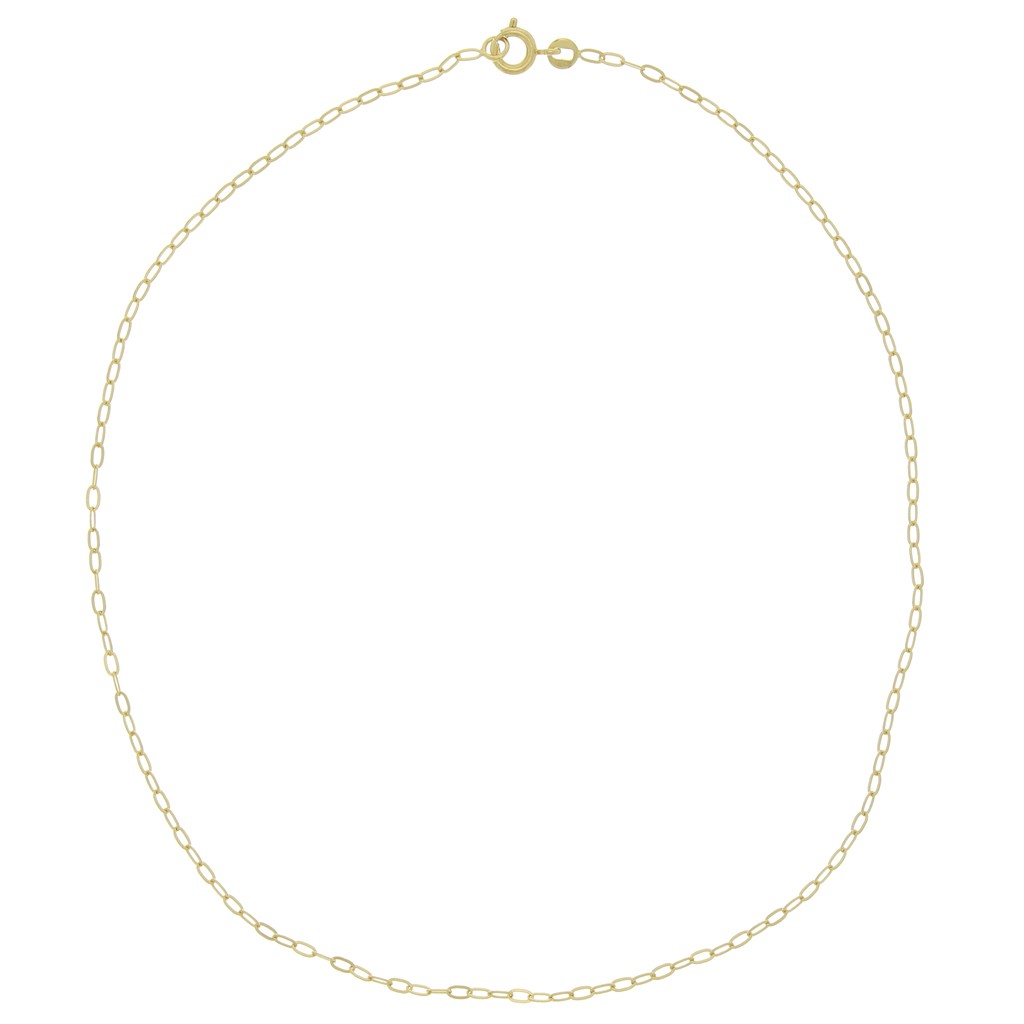 Collana Oro 18k Girocollo Maglia Ovale 47 Cm 9.40 Gr - Gioielli Tosti