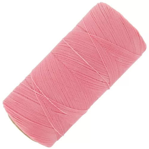 Bobina di filo cerato Linhasita per micro macramè 0,35 mm - Salmone (324) x448m