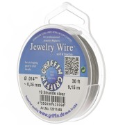 19 fili tondi da 0,35 mm - Acciaio inox x9,15 m|raw }}