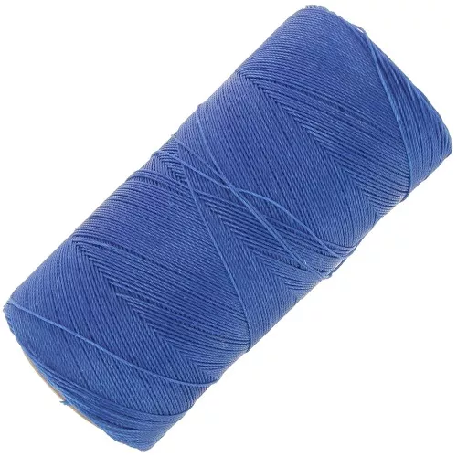 Bobina di filo cerato Linhasita per micro macramè 0,35 mm - Blu (692) x448m