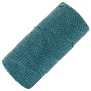 Bobina di filo cerato Linhasita per micro macramè 0,35 mm - Teal (228) x448m