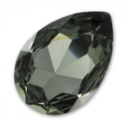 Cabochon PureCrystal 4327 pera mm. 30x20 Black Diamond