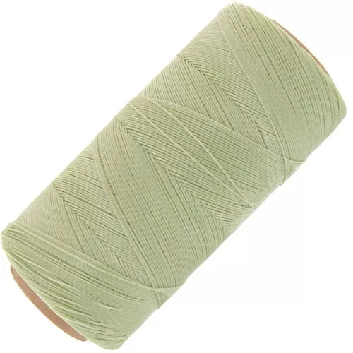 Bobina di filo cerato Linhasita per micro macramè 0,35 mm - Lichene (397) x448m