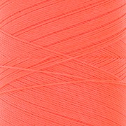 Bobina di filo cerato Linhasita per micro macramè 0,35 mm - Fluo Coral (394) x448m
