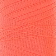 Bobina di filo cerato Linhasita per micro macramè 0,35 mm - Fluo Coral (394) x448m