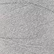 Bobina di filo cerato Linhasita per micro macramè 0,35 mm - Argento (Prata) x448m