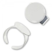 Base per incollare mm. 16 argentato x1|raw }}