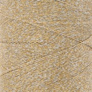 Bobina cerata Linhasita per micro macramè 0,35 mm Dorato (Ouro-Prata)x448m