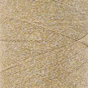 Bobina cerata Linhasita per micro macramè 0,35 mm Dorato (Ouro-Prata)x448m