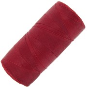 Bobina di filo cerato Linhasita per micro macramè 0,35 mm - Rosso scuro (44) x448m|raw }}