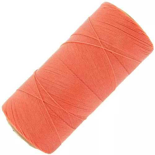 Bobina di filo cerato Linhasita per micro macramè 0,35 mm - Terracotta (35) x448m