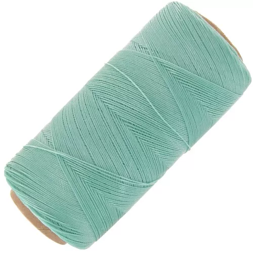 Bobina di filo cerato Linhasita per micro macramè 0,35 mm - Blu smerigliato (231) x448m