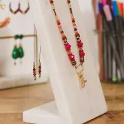 Bobina di filo cerato Linhasita per micro macramè 0,35 mm - Caramello (203) x448m