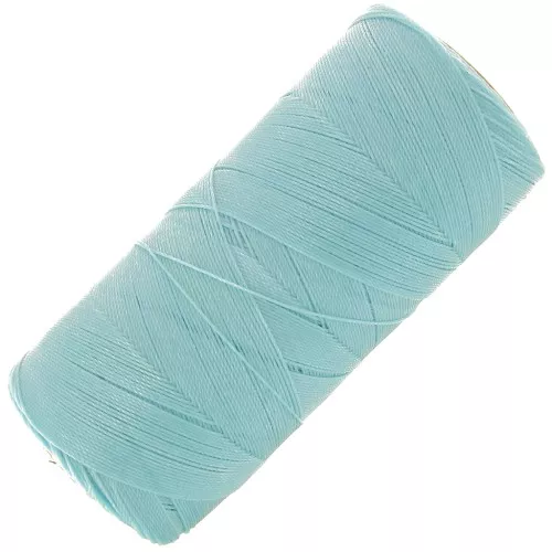 Bobina di filo cerato Linhasita per micro macramè 0,35 mm - Azzurro (605) x448m