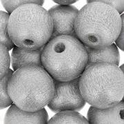 Tonde in legno mm. 10 Argentato x10