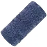 Bobina di filo cerato Linhasita per micro macramè 0,35 mm Dark Jean Blue (275) x448m