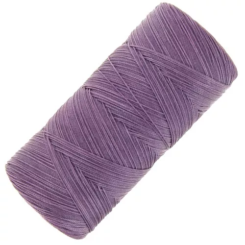 Bobina di filo cerato Linhasita per micro macramè 0,35 mm - Malva (232) x448m