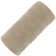 Bobina di filo cerato Linhasita per micro macramè 0,35 mm - Beige (05) x448m