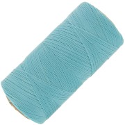 Bobina di filo cerato Linhasita per micro macramè 0,35 mm - Baby Blue (398) x448m
