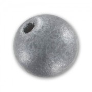 Tonde in legno mm. 8 Argentato x20