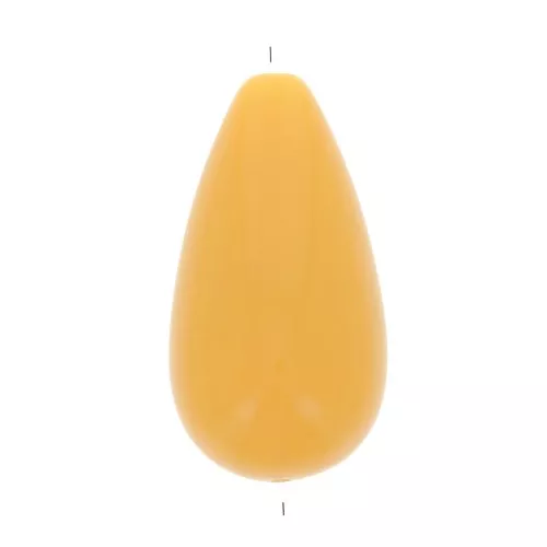 Perla pera in resina 26x14 mm - Girasole x1