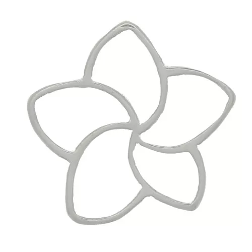 Distanziatore fiore di ciliegio 8 mm - Argento 925 x1