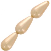 Perle Preciosa Pearshape Pearl 15x8 mm - Gold x5