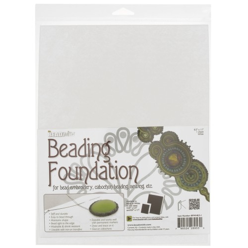 Base di feltro per ricamo - 28x22 cm Bianco x1