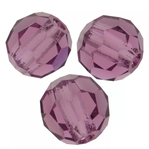 Sfere Sfaccettate cristallo Preciosa 4 mm - Amethyst x20
