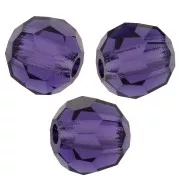 Sfere Sfaccettate cristallo Preciosa 4 mm - Deep Tanzanite x20