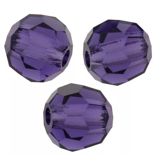 Sfere Sfaccettate cristallo Preciosa 4 mm - Deep Tanzanite x20