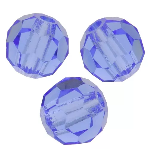 Sfere sfaccettate cristallo Preciosa 4 mm - Sapphire x20