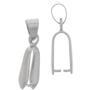 Ganci pendenti mm. 25 rodio x1