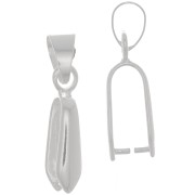 Ganci pendenti mm. 25 Placcatura argento fino x1|raw }}