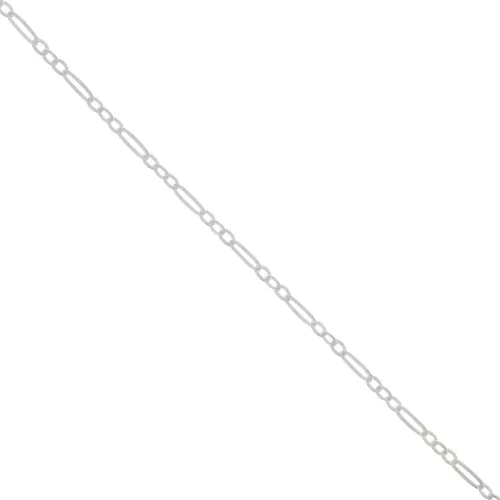 Catena maglia alternata (1x3) 2.5 mm Argento 925 x50 cm