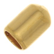 Terminale per cordone da 4 mm - placcato oro 3 micron x1|raw }}