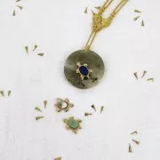 Cabochon ovale piatto -disco - 6x4 mm pietra semi preziosa- Amazzonite x1