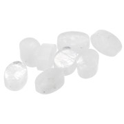 Cabochon ovale piatto -disco- 6x4 mm pietra semi preziosa - Pietra di luna x1