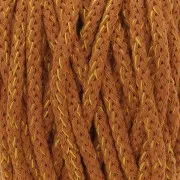 Cordone di cotone per macramé Air Mix 5 mm - Cannella- Gold x50m