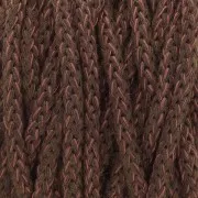 Cordone di cotone per macramé Air Mix - Chocolate - rosa dorato x50m