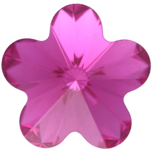 Cabochon Fleur PureCrystal 4744 10 mm Fucsia x1