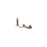 Ganci a clip con disco sgualcito mm. 10  bronzo x2