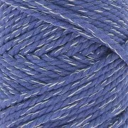 Corda di cotone per macramè 3 mm - Mix Night Blue - Argento x50m