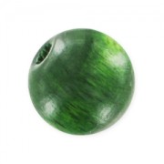 Tonde in legno mm. 6 Verde scuro x25