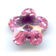 Cabochon PureCrystal 4744 Fiore mm. 10 Light Rose x1