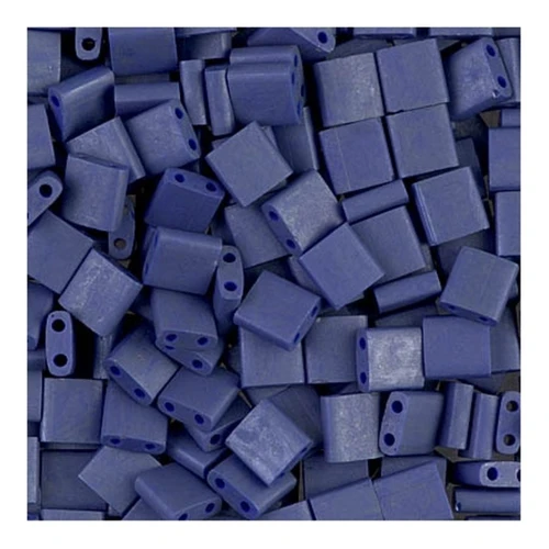 Miyuki Tila Beads 5x5x1.9 mm TL-2075- Mat Opaque Cobalt Luster x10g