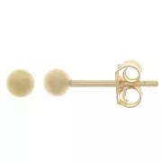 Orecchini a perno 3 mm - Gold filled x2